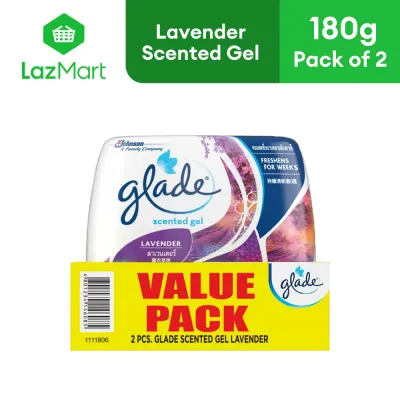 Glade Scented Gel Lavender 180g Twin Pack
