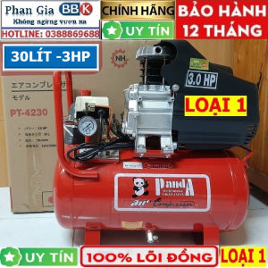 Máy nén khí PANDA 30L - Hàng cao cấp máy nén khí 30 lít máy phun sơn 100% dây đồng