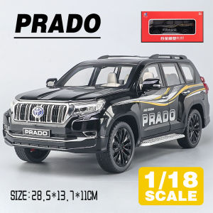 LEO 1:18 Toyota Prado Suv Diecast Model Car Alloy Cars Toys Collection Gift For Kids Boy Girl