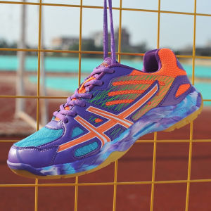 Badminton Shoes For Men And Women Lightweight Breathable Non-Slip Wear-Resistant Table Tennis Indoor Tennis Sports Shoes2026
