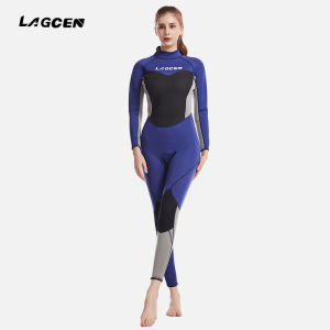 [Toronto2] 2.5MM Neoprene Black Wetsuit for Womens Full Length Back Zipper Diving Suit Couple Wetsuit Surfing Snorkeling