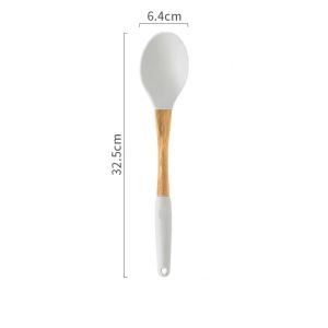 GAOBOOS kitchen utensils set food grade silicone high temperature resistance silicone spatula spoon colander food tong