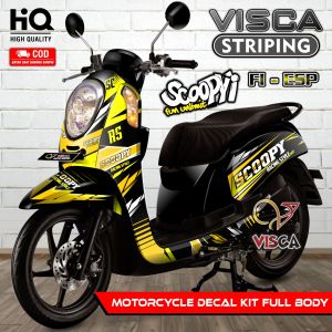 Stiker Striping Scoopy Fi Esp 2015 - 2016 Full Body Variasi Road Racing