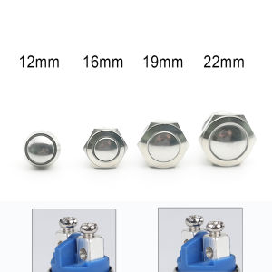 22/19/16/12mm Metal Push Button Switch Car Switches Multicolor Momentary Latching Waterproof Button Screw 12v 220v 24v