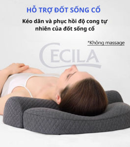 [HCM] Gối Massage Vai Cổ Và Chườm Nóng CR90I Gối Kê Cổ Giảm Đau Mỏi Vai Gáy Ngủ Ngáy - Gối Kê Cổ Xe Oto Văn Phòng Vật Lý Trị Liệu