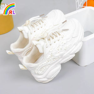 2024 New Childrens Sneakers Fashion Korean Boys and Girls Shoes Fashionable and versatile