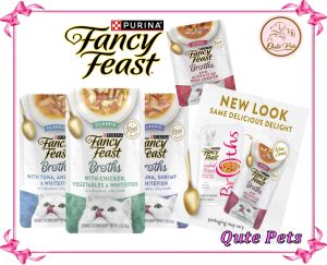 [Bundle of 16 Pouches/ MIXABLE] Fancy Feast Cat Classic Broths for Cats | Cat Wet Food