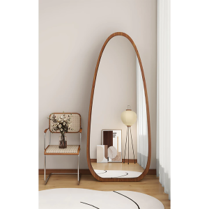 Full-length mirror Floor mirror Wall hanging mirror clothing store fitting mirror drip shaped mirror