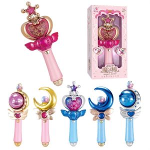 ABBAD Led Light Girl Magic Wand Princess Wand Sound Effect Moon Fairy Stick Childrens To Cartoon Shine Glow Stick Costume Props