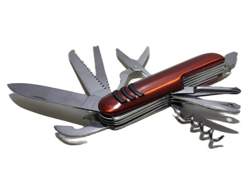 Pisau Lipat Swiss Army Knife For Hiking Slyz Pisau Lipat Outdoor