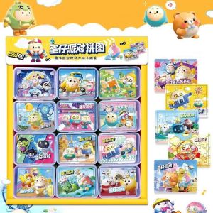 Murah Banget - Puzzle Mini Motif Karakter / Mainan Edukasi Menyusun Gambar / Puzzle Balok Blok Mini