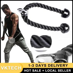 Tricep Pull Down Rope Biceps Triceps Back Shoulder Muscle Exerciser Pull Down Cable Machine Attachment for Home Gym