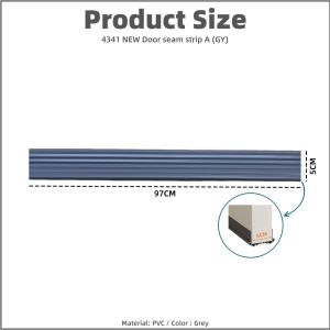 Shiok Living 🚀 Door Sealing Strip Dust Sound Wind Proof PVC Insect Blocker Door Draft Stopper