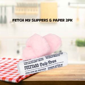 Fuzzyard Perfect Match Packs Plush Toy for Dogs | 5 Breakfast Designs with Squeaker (2 Pcs Set)