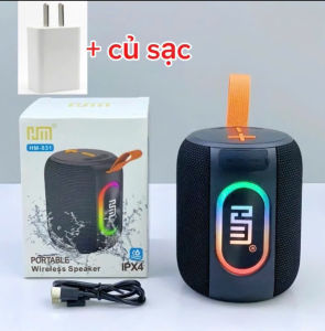 Loa Bluetooth HM-831 Không Dây Âm Thanh Cực Đỉnh Đèn LED Đổi Màu Chống Nước IPX4 Hỗ Trợ TWS Ghép 2 Loa