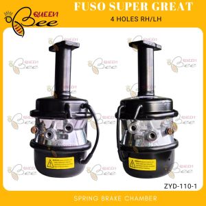 QUEENBEE 4 Holes Mitsubishi Fuso Super Great SPRING BRAKE CHAMBER RH/LH ZYD-110-1