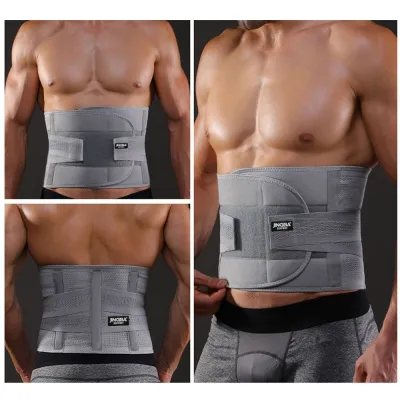 MINIFELE Thể thao Chống trượt Cột sống thoáng khí Back Brace Giảm đau lưng Đai hỗ trợ lưng Hỗ trợ thắt lưng