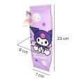 Tempat Pensil Anak Sanrio Bahan PU Tebal Petak Alat Tulis Sekolah Kuromi Melody Cinnamoroll. 