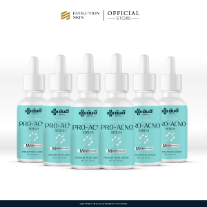Yanhee Pro Acno ยันฮี โปรเอกโน่ ลด การเกิด สิว หลุมสิว ลด รอยดำ รอยเเดง จากสิว สูตรอ่อนโยน เหมาะกับ ผิวเเพ้ง่าย 6 ขวด
