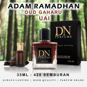 Parfum Adam Ramadan DN Perfume Lelaki - Aroma Mewah Tahan Lama  Elegan Pilihan UAI 35ml 420 Semburan