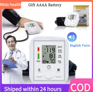 English Voice Blood Pressure Monitor Cuff Original Blood Pressure Machine Voice Upper Arm Digital Instrument Monitor血压计