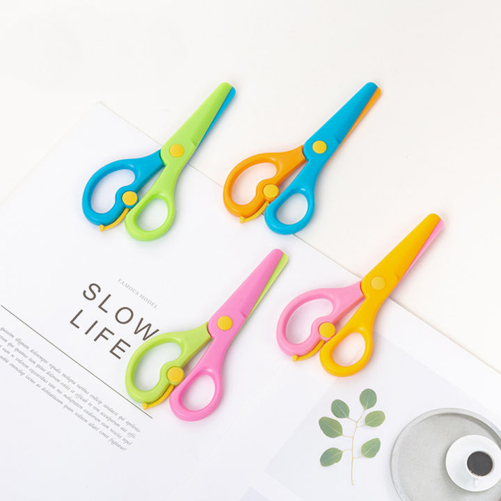 Craft Scissors Rounded YUTU Plastic Safety Scissor Round-headed Student Kid Craft DIY S46 ...