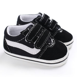 Baby Boys Shoes 0-18 Months Soft Sole First Walkers Non Slip Sports Sneakers Classic Striped Toddler Walking Shoes Breathable​