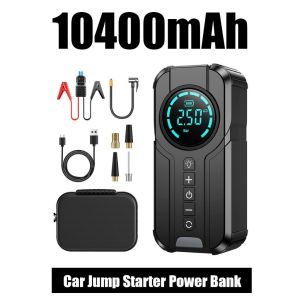 【SG In Stock🔥】Jump Starter with Air Compressor 1000A Portable Battery Booster with 150 PSI Tire Inflation 10400mAh Jump Starter for Car Off-road Vehicle