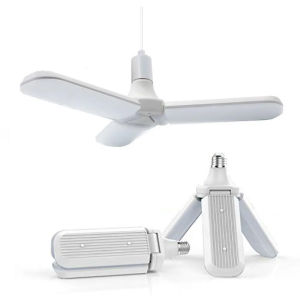 Bóng đèn led hình 3 cánh quạt 45w siêu sáng - bảo hành 1 năm. Nguồn đèn LED chất lượng cao suy giảm ánh sáng tuổi thọ dài.