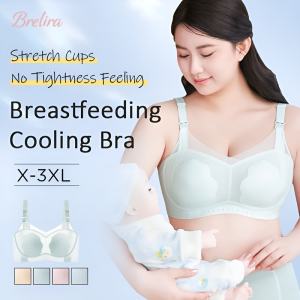 【SingaBralette】 Nursing Bra Maternity Breastfeeding Ultra Thin Breathable Seamless Wireless Bra Detachable Clip Down Pregnancy Women Underwear