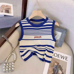 เสื้อชั้นในสตรีลายถักลายถักสวมเสื้อกล้ามแขนกุดสาวสปอร์ตอเมริกันสุดฮอตพร้อมดีไซน์เฉพาะ