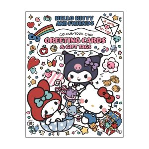 Hello Kitty and Friends Colour Your Own Colouring Book With Greeting Cards and Gift Tags