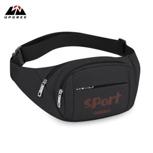 UPGREE กระเป๋ากีฬาเอวกระเป๋ากระเป๋าหน้าอกข้ามร่างกายกระเป๋าอเนกประสงค์มัลติฟังก์ชั่นกระเป๋าเอวขนาดเล็กกระเป๋ากันน้ำเอวทนทานมีสายรัดปรับได้สำหรับการออกกำลังกาย