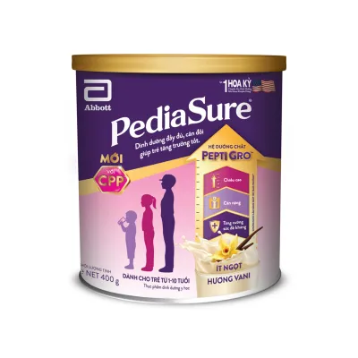 Sữa PediaSure Hương Vani Tăng Đề Kháng Tăng Cân Phát Triển Trí Não Cho Bé 1 - 10 tuổi (Giao Mẫu Ngẫu Nhiên) - Bibo Mart