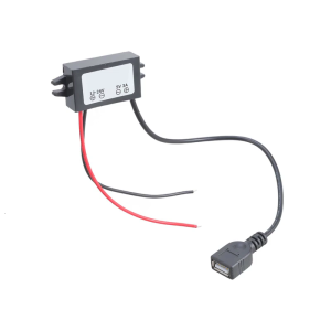 อะแดปเตอร์รถยนต์ USB อเนกประสงค์12V 24V ถึง5V 3A สำหรับอุปกรณ์ชาร์จมือถือกล้อง USB ไฟโคมไฟ LED