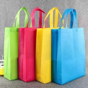 (Model Alas Box / Kotak) Uk 30x40x10 cm Tas Kain SpunBond Goodie Bag Totebag Hampers Belanja Sembako