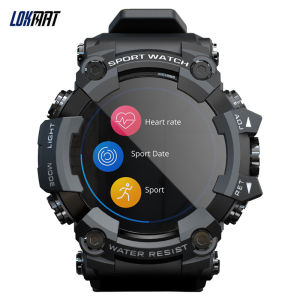 (READY STOCK) LOKMAT ATTACK New Arrivals Smart Watch Men Fitness Tracker Sports Functions relojes intelligences Smartwatch waterproof wristband