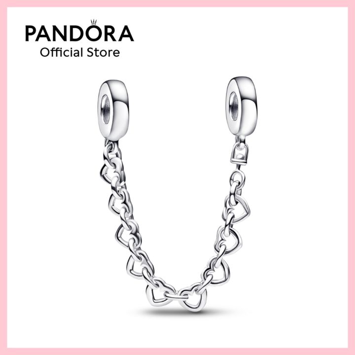 PANDORA CHARMS Mod. JEART SAFETY CHAIN