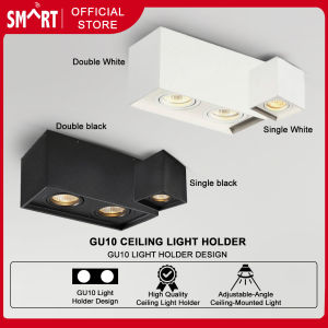 GU10 Ceiling Light Cube Holder / GU10 Bulb - Daylight Cool White Warm White 3 Colour. Smart Light