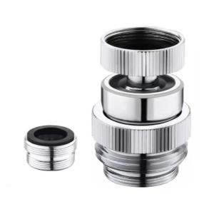 Rotating Water Faucet Adapter Brass Threaded Connection Weather Resistant For Efficient Garden Irrigation Car Washing