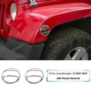 OnlyF U ABS Car Chrome Decoration Cover Accessories for Jeep Wrangler JK 2007 2008 2009 2010 2011 2012 2013 2014 2015 2016 2017 4P7H5