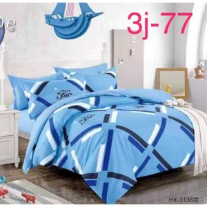 3in1 Double size cotton bedsheets set premium quality