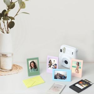 YUNAFIN Fujifilm Instax mini Dọc Khung ảnh 3 inch Trưng bày ảnh nghệ thuật Khung phim mini Thời trang Sáng Tạo Giá đựng ảnh