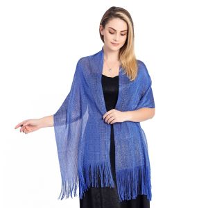JJT Shawl-Elegant Metal Tassel Shawl for Women Suitable for Wedding Party and Dinner Occasions