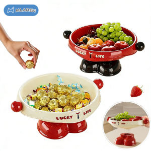 MLADEN Dopamine High Foot Fruit Platter Confectionery Tray Living Room Coffee Table Snack Display Tray