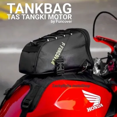Tankbag Tas Tangki Motor Stang Dashbag Selempang Tempat HP Sport Adaptor by Funcover