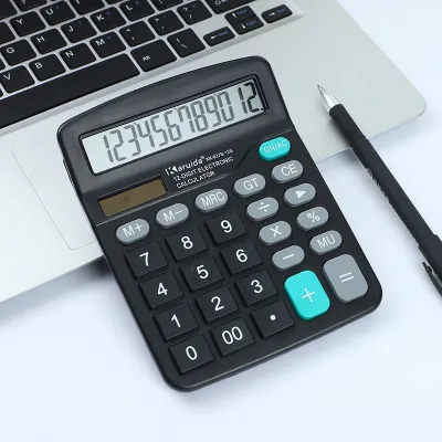 KK-8101-12 Dual Display with Money Detector 12 Digit Electronic Calculator