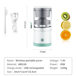Portable Blender Bottle mini electric Juicer Blender for Shakes and Smoothies with 6 Blades Blender Cup with Lid and USB Rechargeable fruit Mixer