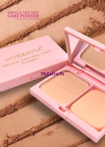BEDAK MUKA TAHAN LAMA COMPACT FOUNDATION TWO WAY CAKE POWDER ORIGINAL NURRAYSA