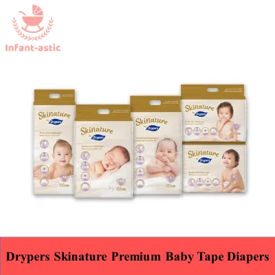 Drypers Skinature Premium Baby Tape Diapers